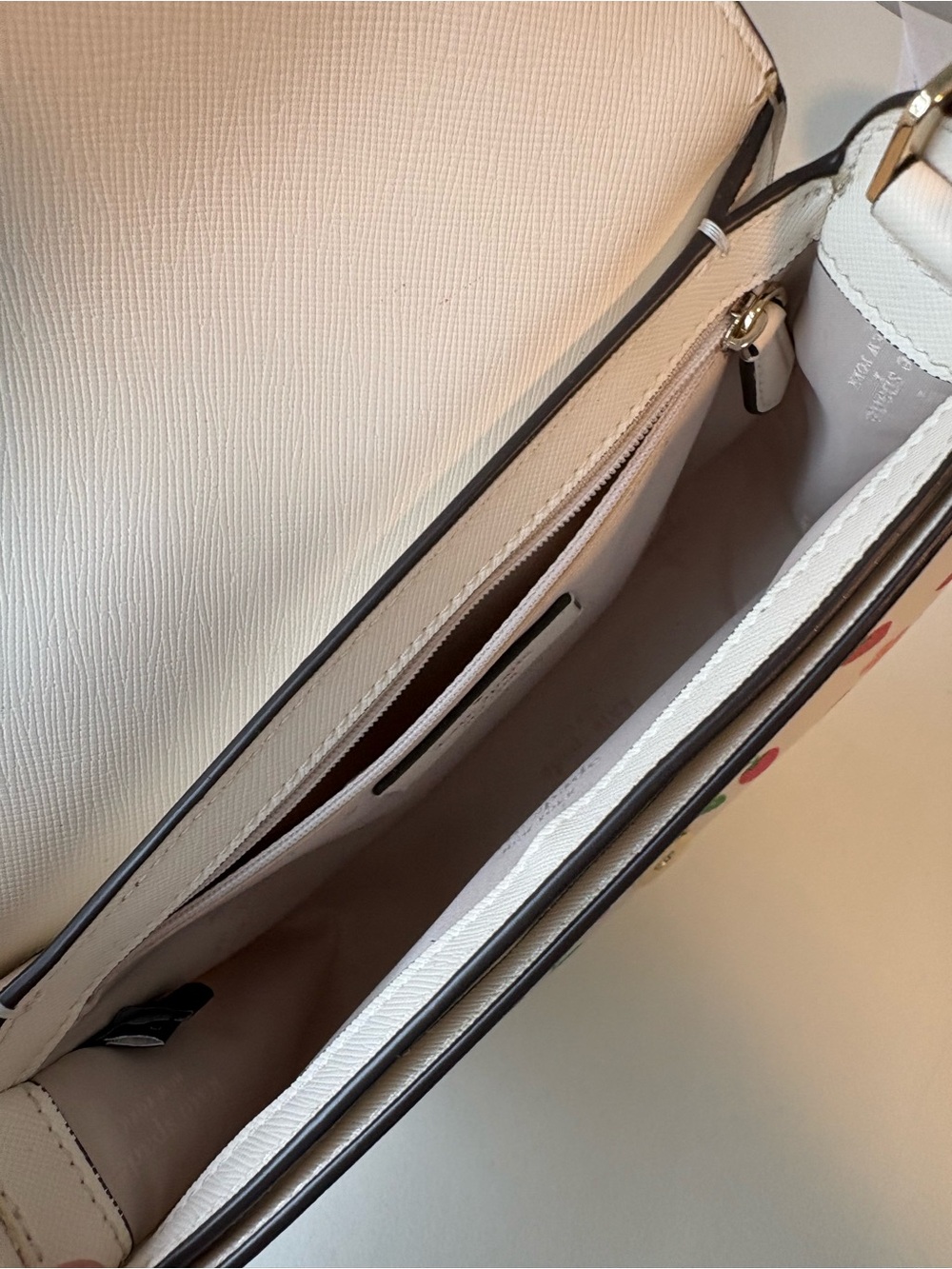 Kate Spade Strawberry Vine Crossbody Saddle Bag - Picture 7 of 13